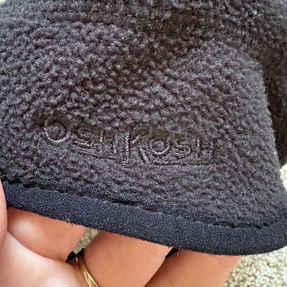 Osh Kosh Fleece Hat Black 18 months Winter Outdoor Snow - Picture 6 of 8